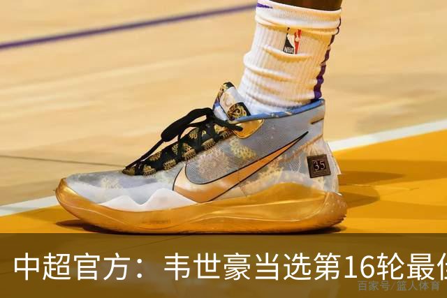 中超官方：韦世豪当选第16轮最佳球员 梅开二度补时绝杀