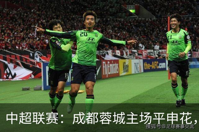 中超联赛：成都蓉城主场平申花，争冠形势严峻
