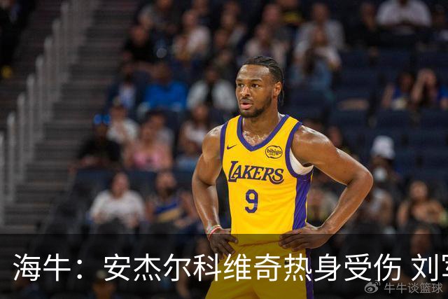 海牛：安杰尔科维奇热身受伤 刘军帅顶替首发