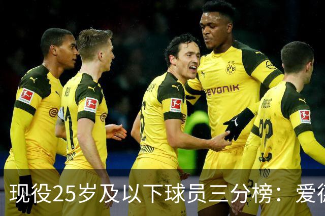现役25岁及以下球员三分榜：爱德华兹1314球高居榜首 三球排第2