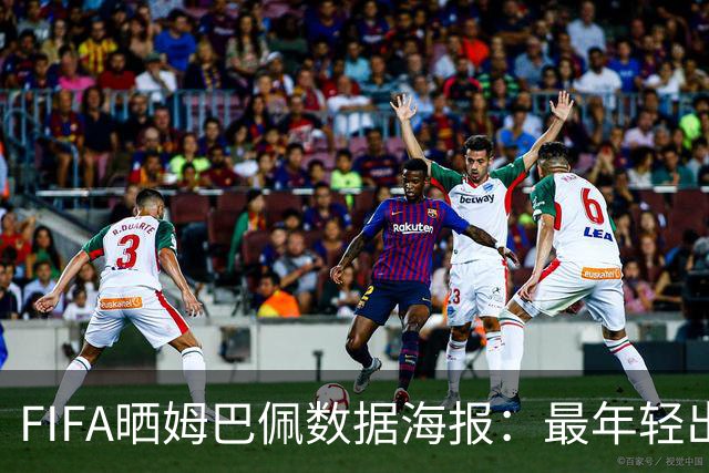 FIFA晒姆巴佩数据海报：最年轻出战20场世界杯球员，最快打进20球
